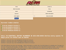 Tablet Screenshot of albertahsrodeo.com